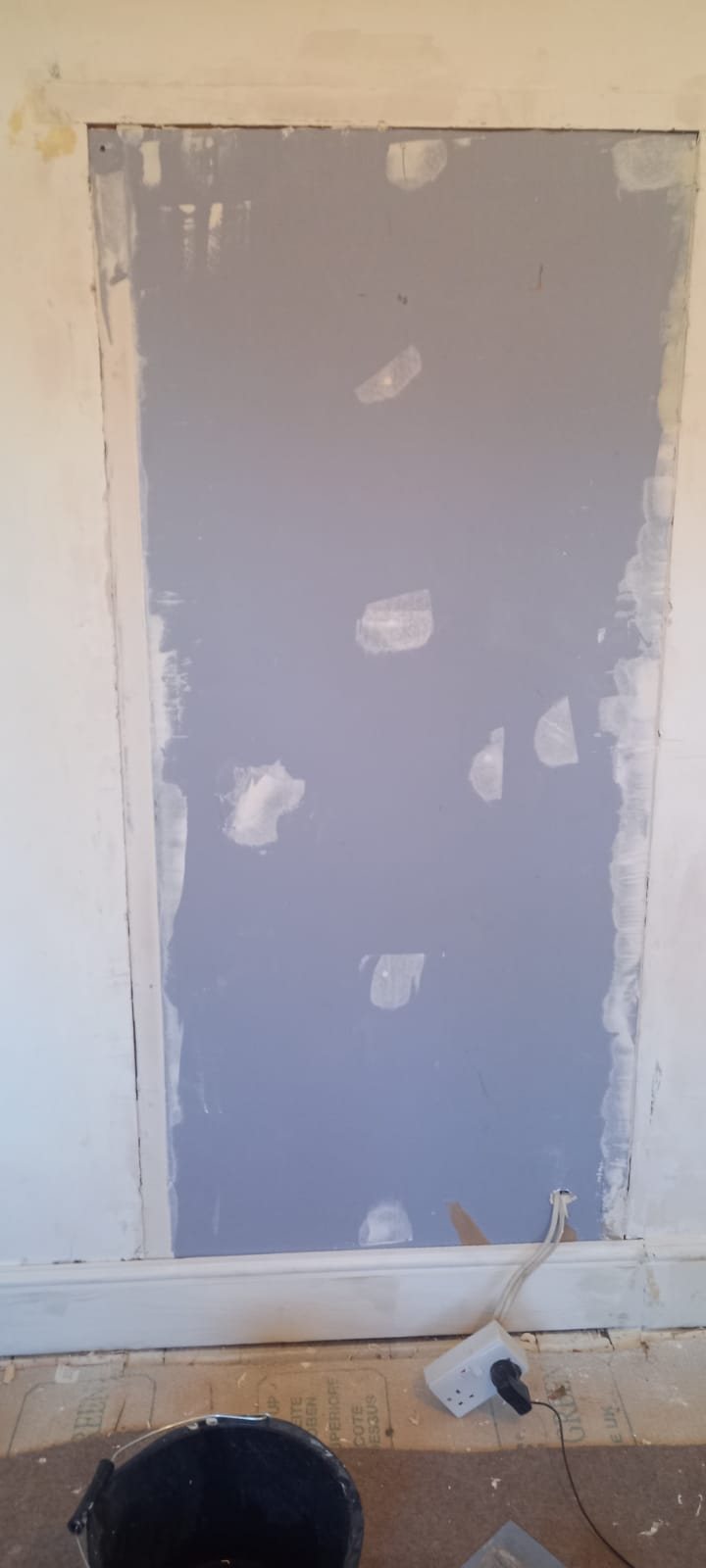 Doorway made good after alterations